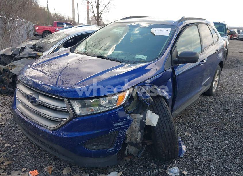 Photo 2 of 2015 Ford Edge SE (VIN 2FMTK4G92FBC08788)