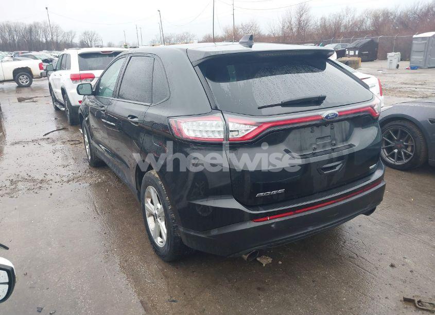 Photo 3 of 2015 Ford Edge SE (VIN 2FMTK4G97FBC00492)