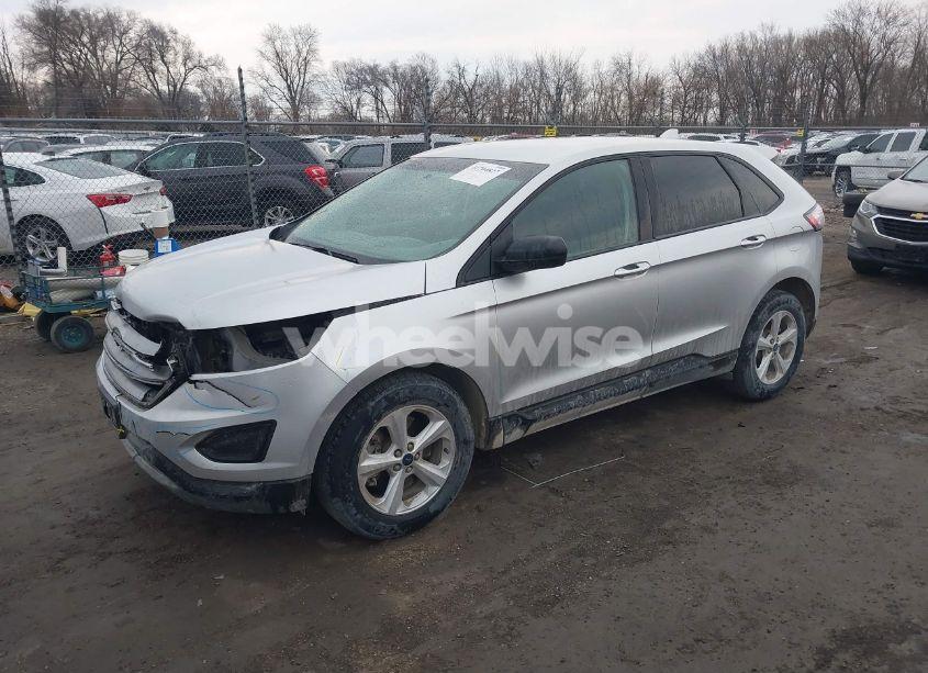 Photo 2 of 2015 Ford Edge SE (VIN 2FMTK4G98FBC01490)