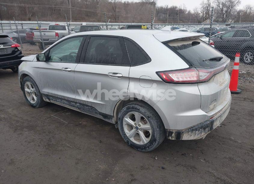 Photo 3 of 2015 Ford Edge SE (VIN 2FMTK4G98FBC01490)