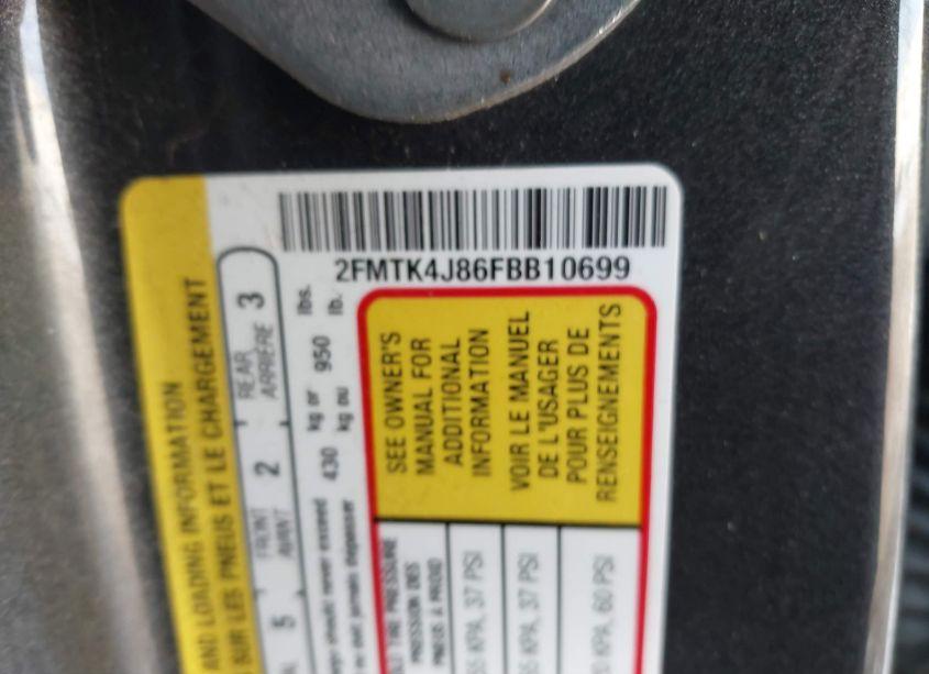 Photo 9 of 2015 Ford Edge SEL (VIN 2FMTK4J86FBB10699)