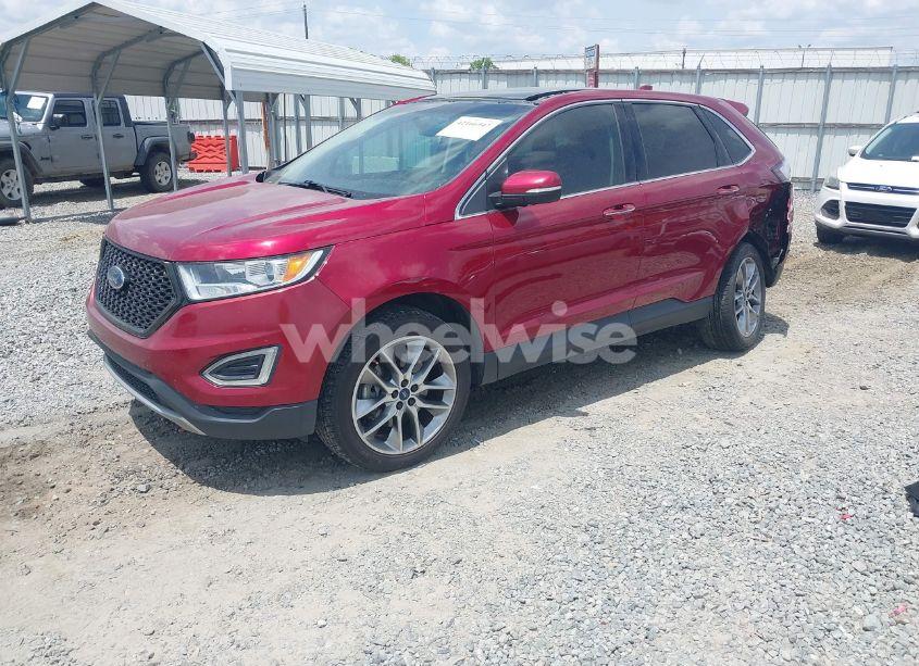 Photo 2 of 2015 Ford Edge TITANIUM (VIN 2FMTK4K80FBB11233)