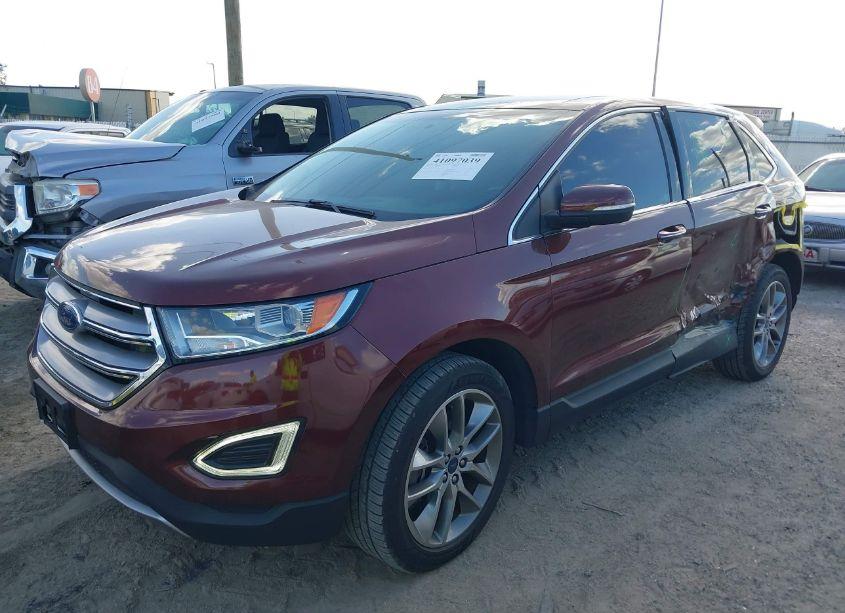 Photo 2 of 2015 Ford Edge TITANIUM (VIN 2FMTK4K81FBC26679)