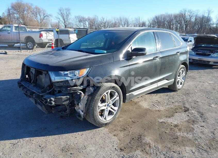 Photo 2 of 2015 Ford Edge TITANIUM (VIN 2FMTK4K83FBC07163)