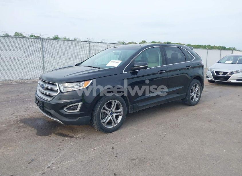 Photo 2 of 2015 Ford Edge TITANIUM (VIN 2FMTK4K84FBB00946)