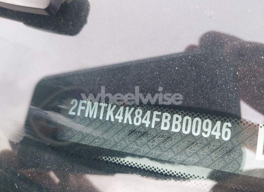 Photo 9 of 2015 Ford Edge TITANIUM (VIN 2FMTK4K84FBB00946)