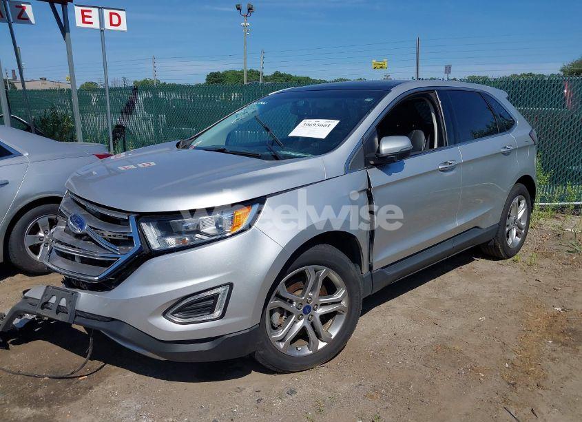 Photo 2 of 2015 Ford Edge TITANIUM (VIN 2FMTK4K86FBB69914)