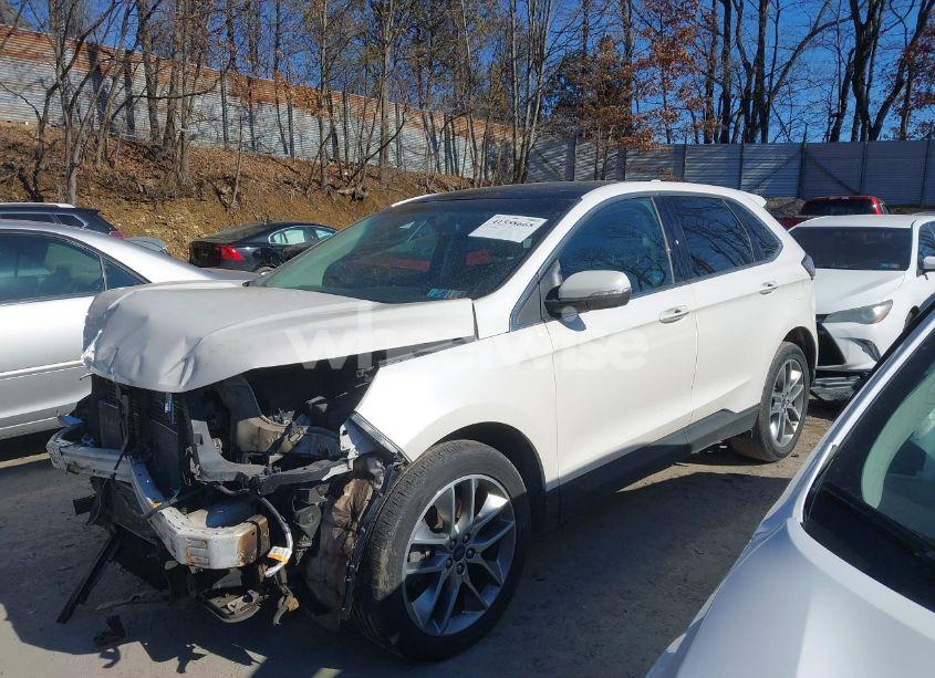 Photo 2 of 2015 Ford Edge TITANIUM (VIN 2FMTK4K89FBB95584)