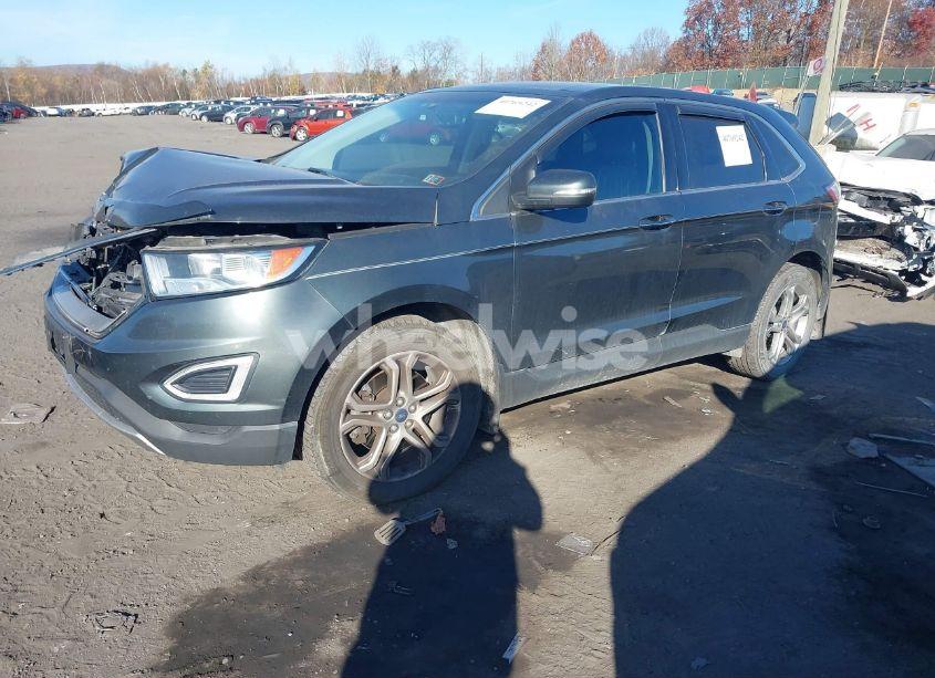 Photo 2 of 2015 Ford Edge TITANIUM (VIN 2FMTK4K98FBB16530)