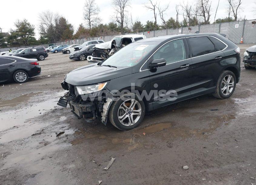 Photo 2 of 2015 Ford Edge TITANIUM (VIN 2FMTK4K9XFBB48394)