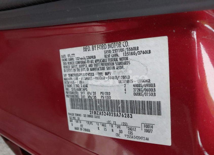 Photo 9 of 2002 Ford Windstar SE (VIN 2FMZA52402BA76283)