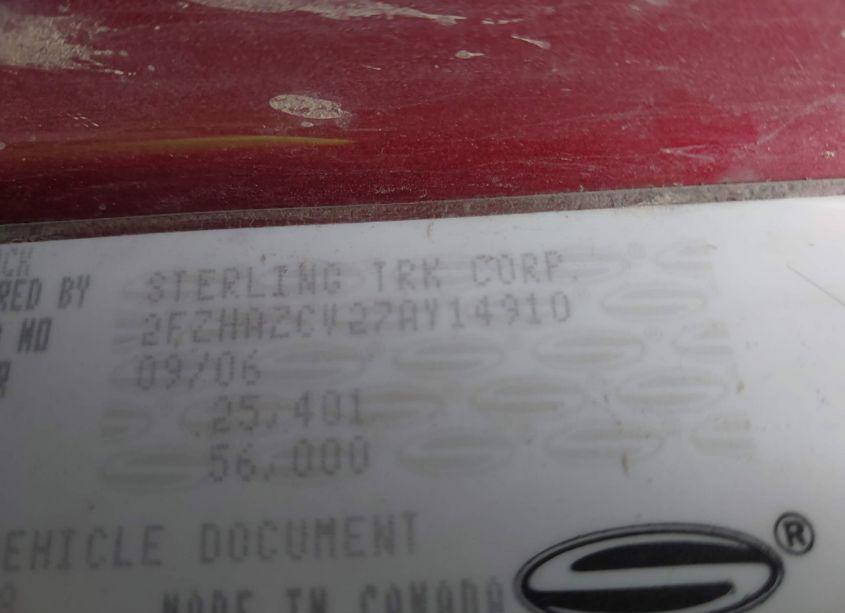 Photo 8 of 2007 Sterling Truck L9500 9500 (VIN 2FZHAZCV27AY14910)