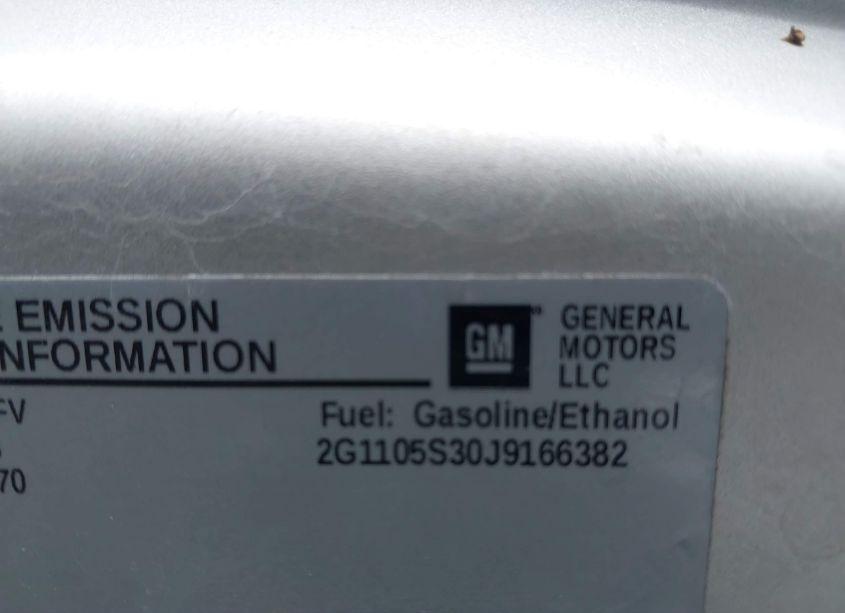 Photo 9 of 2018 Chevrolet Impala 1LT (VIN 2G1105S30J9166382)