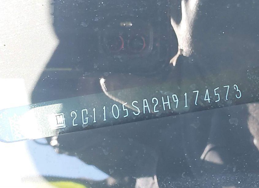 Photo 9 of 2017 Chevrolet Impala 1LT (VIN 2G1105SA2H9174573)