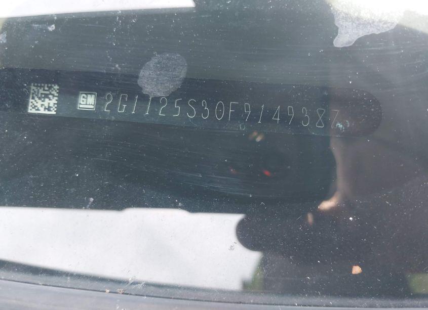 Photo 12 of 2015 Chevrolet Impala 2LT (VIN 2G1125S30F9149387)