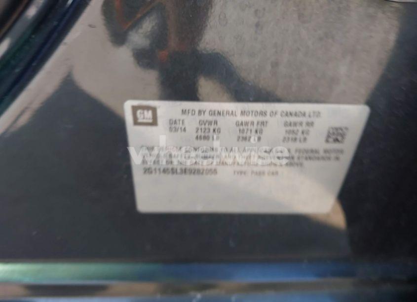 Photo 9 of 2014 Chevrolet Impala 1LZ (VIN 2G1145SL3E9282055)