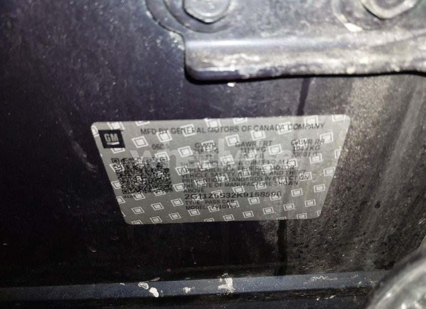 Photo 9 of 2019 Chevrolet Impala LT (VIN 2G11Z5S32K9158596)