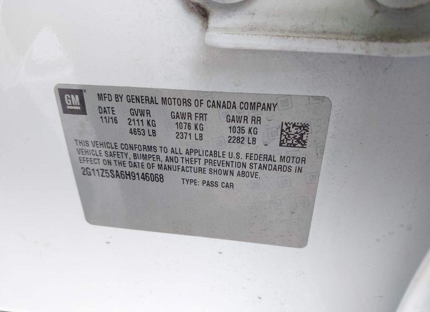 Photo 9 of 2017 Chevrolet Impala LS (VIN 2G11Z5SA6H9146068)