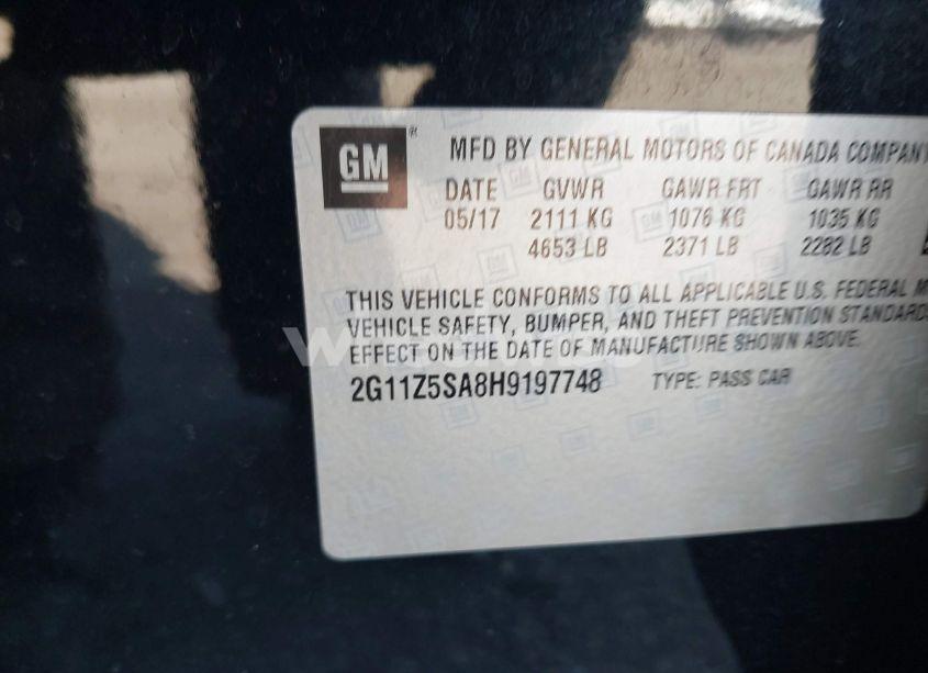 Photo 9 of 2017 Chevrolet Impala LS (VIN 2G11Z5SA8H9197748)