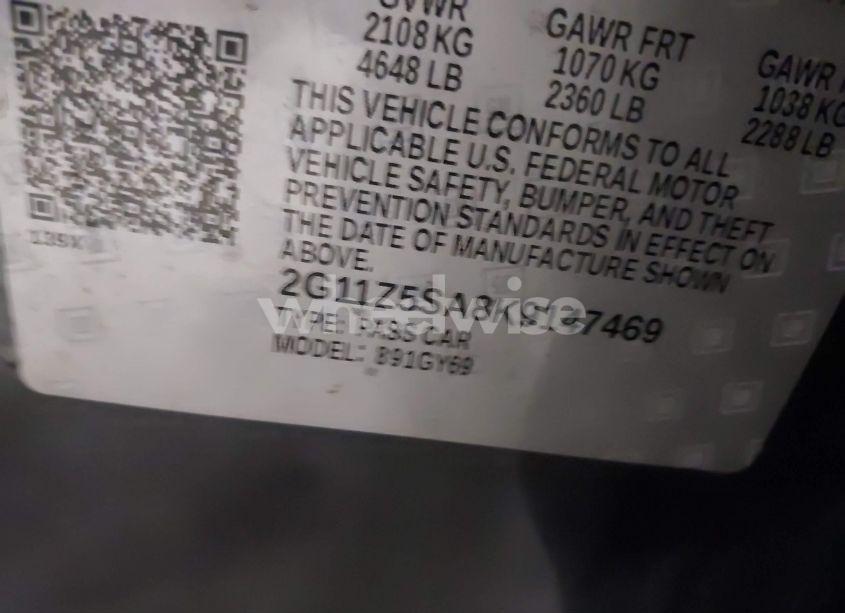 Photo 9 of 2019 Chevrolet Impala LT (VIN 2G11Z5SA8K9147469)