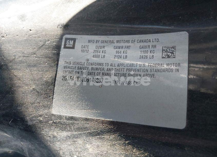 Photo 9 of 2013 Chevrolet Camaro 2LS (VIN 2G1FA1E30D9149397)