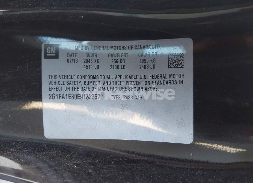 Photo 9 of 2014 Chevrolet Camaro 2LS (VIN 2G1FA1E30E9132357)