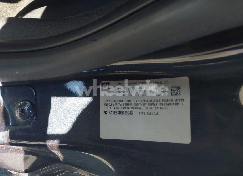 Photo 9 of 2013 Chevrolet Camaro 2LS (VIN 2G1FA1E33D9139043)