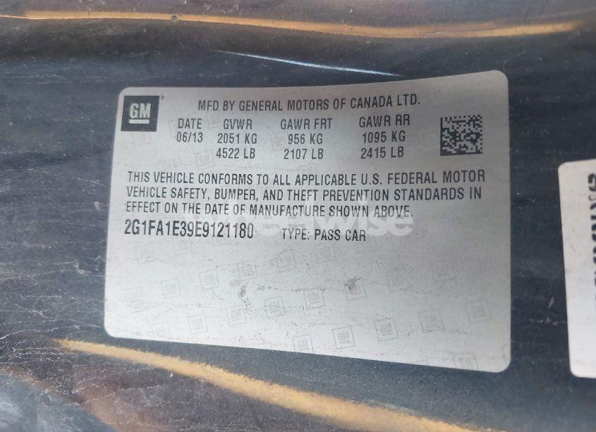 Photo 9 of 2014 Chevrolet Camaro 2LS (VIN 2G1FA1E39E9121180)