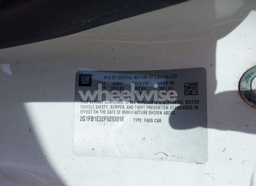 Photo 9 of 2015 Chevrolet Camaro 2LS (VIN 2G1FB1E32F9293016)