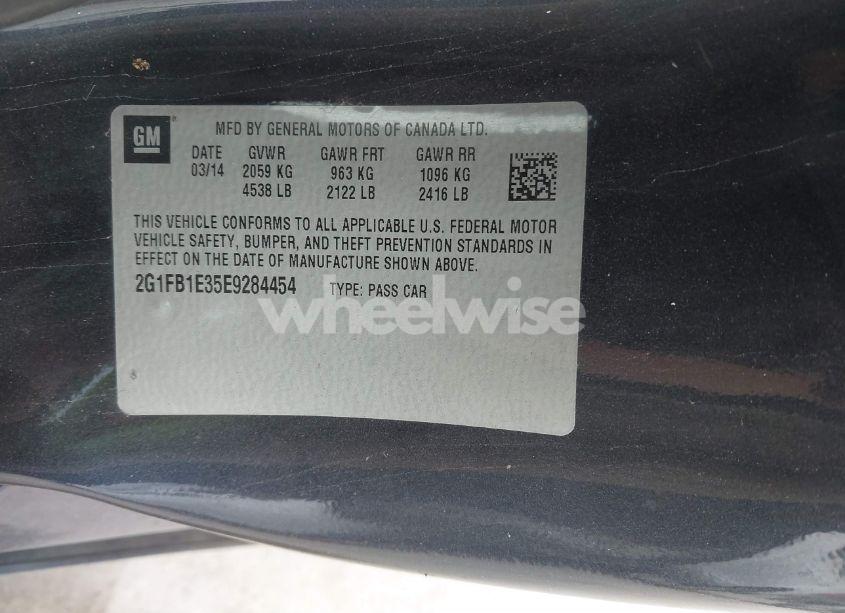 Photo 9 of 2014 Chevrolet Camaro 1LT (VIN 2G1FB1E35E9284454)