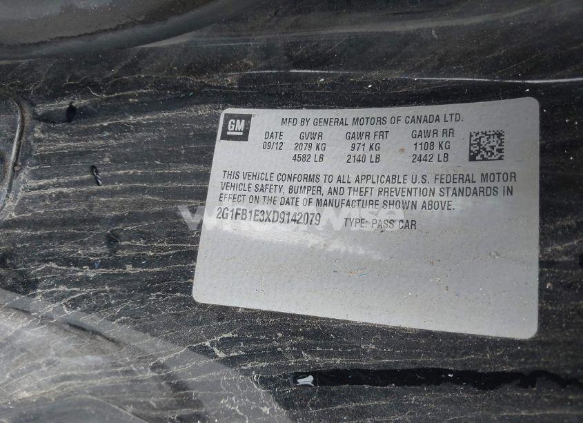 Photo 9 of 2013 Chevrolet Camaro 1LT (VIN 2G1FB1E3XD9142079)