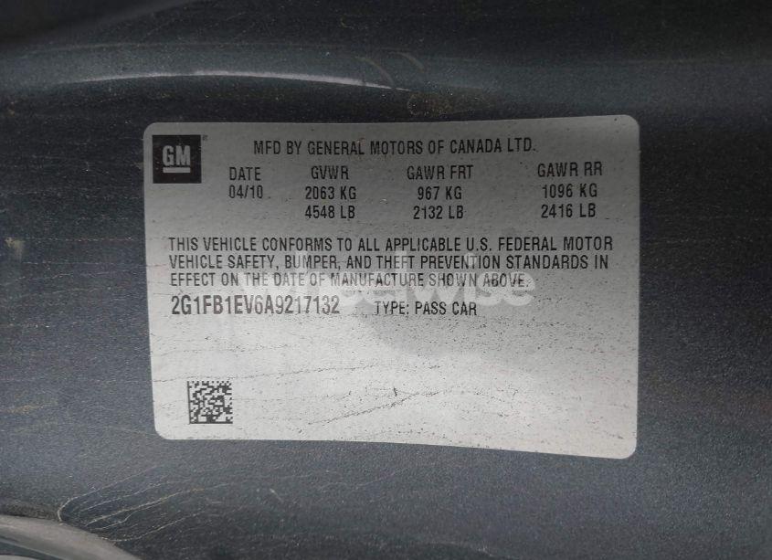 Photo 9 of 2010 Chevrolet Camaro 1LT (VIN 2G1FB1EV6A9217132)