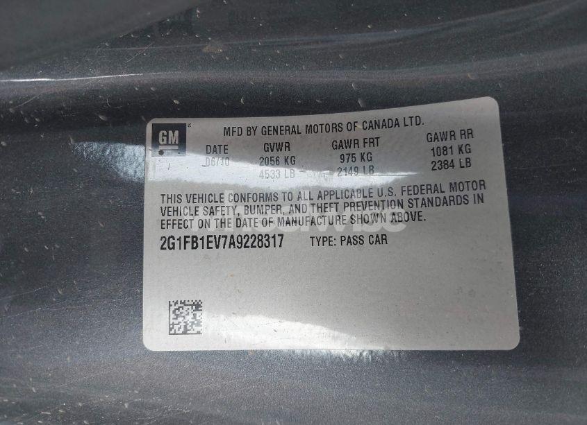 Photo 9 of 2010 Chevrolet Camaro 1LT (VIN 2G1FB1EV7A9228317)