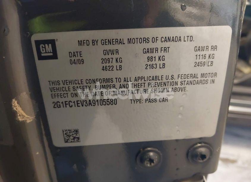 Photo 9 of 2010 Chevrolet Camaro 2LT (VIN 2G1FC1EV3A9105580)