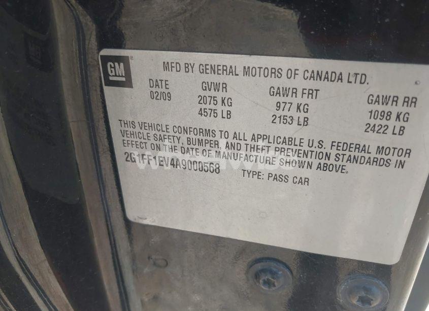 Photo 9 of 2010 Chevrolet Camaro 1LT (VIN 2G1FF1EV4A9000568)