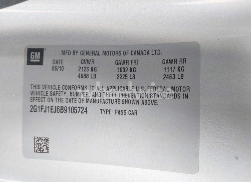 Photo 9 of 2011 Chevrolet Camaro 1SS (VIN 2G1FJ1EJ6B9105724)