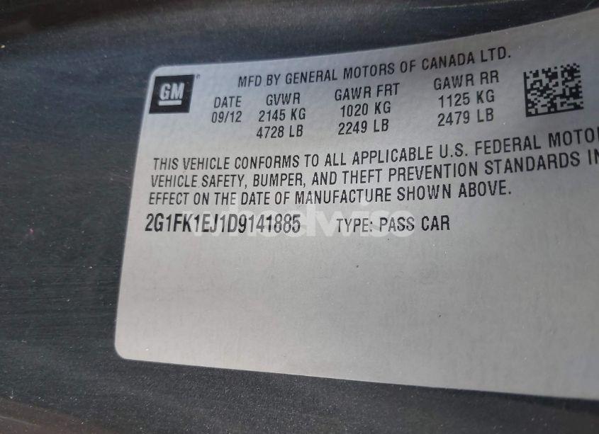 Photo 9 of 2013 Chevrolet Camaro 2SS (VIN 2G1FK1EJ1D9141885)