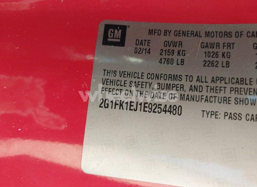 Photo 9 of 2014 Chevrolet Camaro 2SS (VIN 2G1FK1EJ1E9254480)