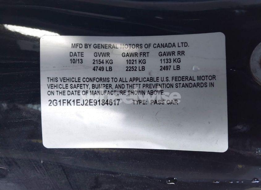 Photo 9 of 2014 Chevrolet Camaro 2SS (VIN 2G1FK1EJ2E9184617)