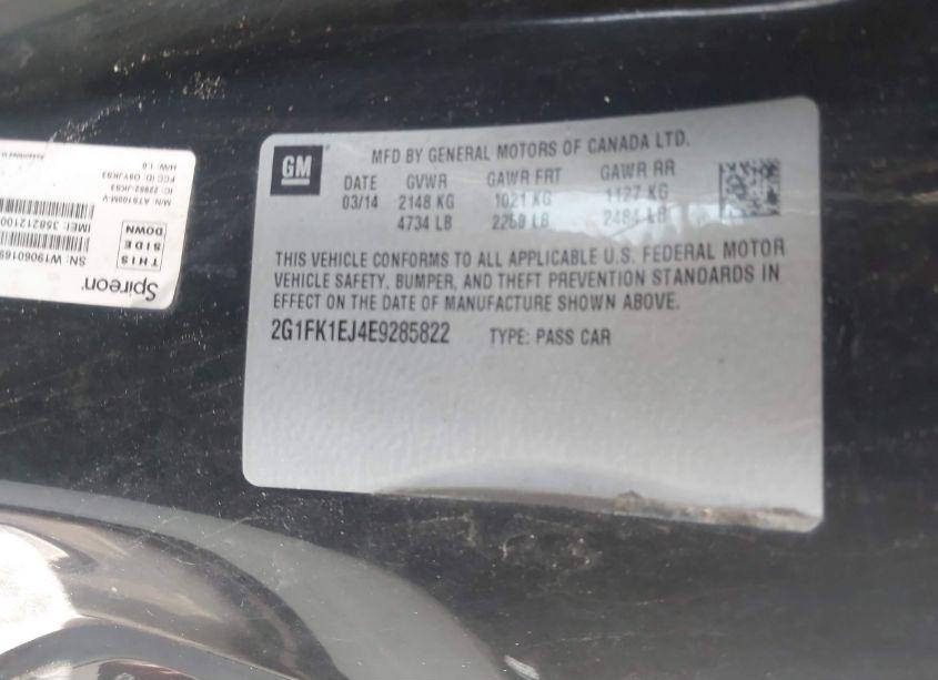 Photo 9 of 2014 Chevrolet Camaro 2SS (VIN 2G1FK1EJ4E9285822)