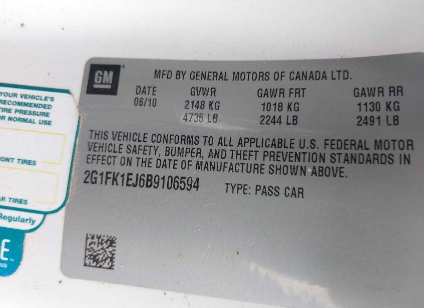 Photo 9 of 2011 Chevrolet Camaro 2SS (VIN 2G1FK1EJ6B9106594)