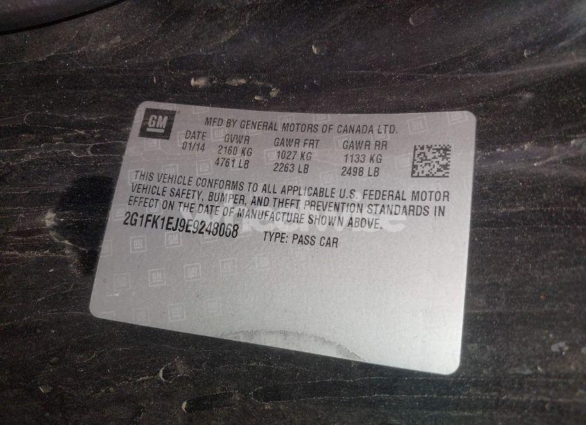 Photo 9 of 2014 Chevrolet Camaro 2SS (VIN 2G1FK1EJ9E9248068)