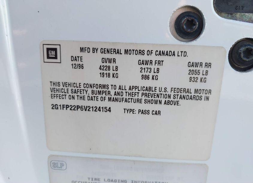 Photo 9 of 1997 Chevrolet Camaro SS (VIN 2G1FP22P6V2124154)