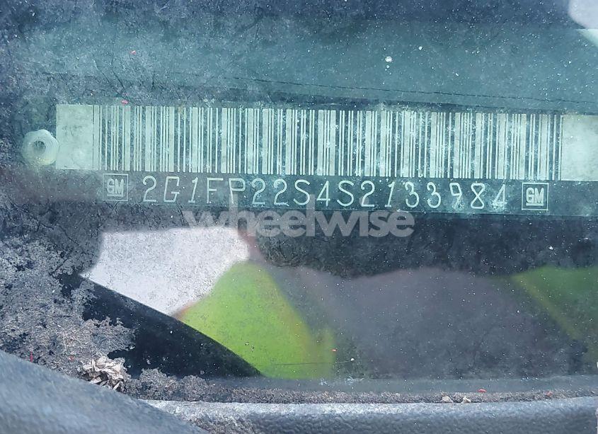 Photo 9 of 1995 Chevrolet Camaro (VIN 2G1FP22S4S2133984)