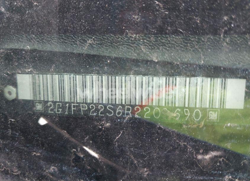 Photo 9 of 1994 Chevrolet Camaro (VIN 2G1FP22S6R2203690)