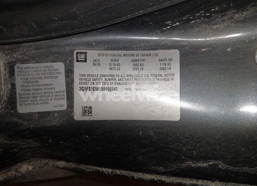 Photo 9 of 2011 Chevrolet Camaro 1SS (VIN 2G1FS1EW0B9109342)