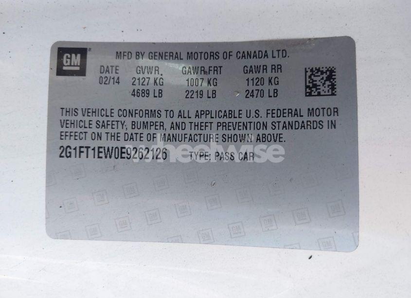 Photo 9 of 2014 Chevrolet Camaro 2SS (VIN 2G1FT1EW0E9262126)