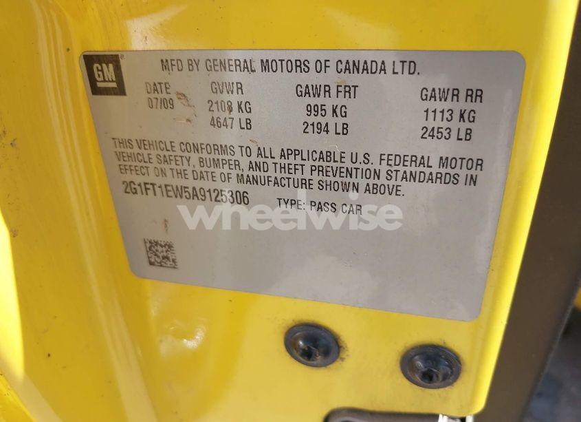 Photo 9 of 2010 Chevrolet Camaro 2SS (VIN 2G1FT1EW5A9125306)