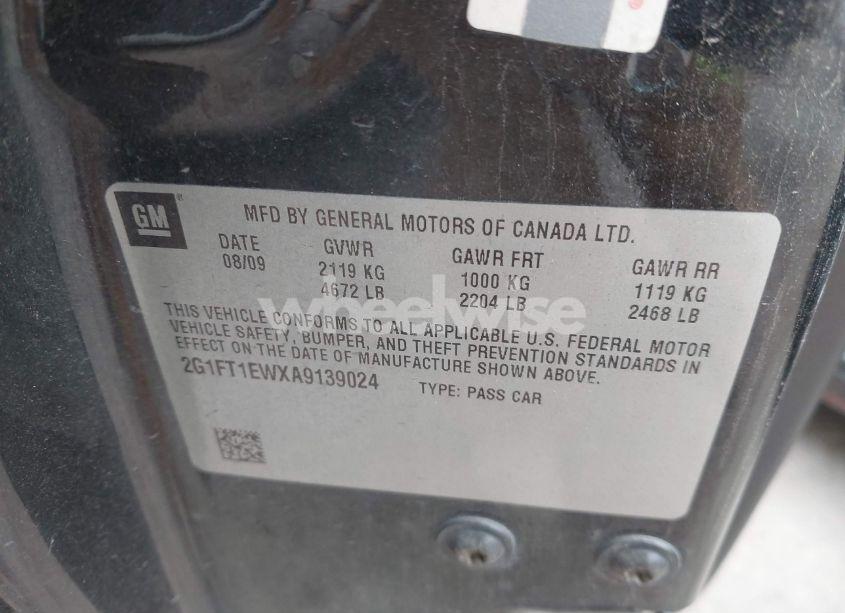 Photo 9 of 2010 Chevrolet Camaro 2SS (VIN 2G1FT1EWXA9139024)