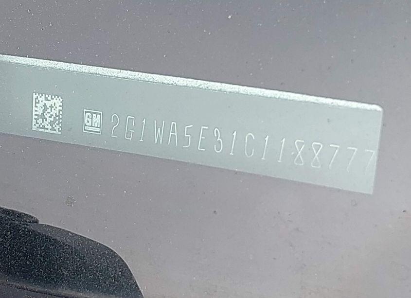 Photo 9 of 2012 Chevrolet Impala LS (VIN 2G1WA5E31C1188777)